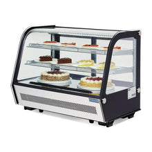 Afbeelding in Gallery-weergave laden, Polar G-serie tafelmodel koelvitrine 160L zwart