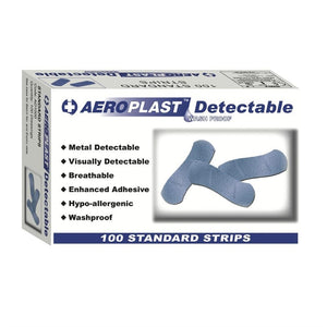 Blauwe detecteerbare pleisters (100 stuks)