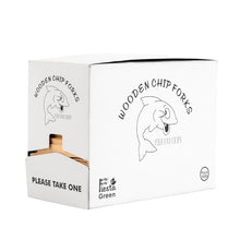 Afbeelding in Gallery-weergave laden, Fiesta Compostable houten frietvorkjes (1000 stuks)