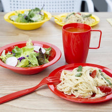 Afbeelding in Gallery-weergave laden, Olympia Kristallon polycarbonaat bekers met oor rood (12 stuks)