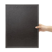 Afbeelding in Gallery-weergave laden, Olympia kunstlederen placemat bruin 40x30cm