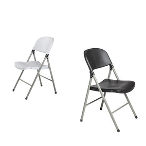 Bolero opklapbare stoelen zwart (2 stuks)