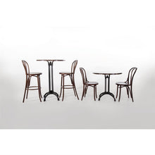 Afbeelding in Gallery-weergave laden, Fameg buighouten bistrostoelen walnootkleur (2 stuks)