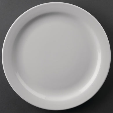 Olympia Athena borden met smalle rand 22,6cm (12 stuks)