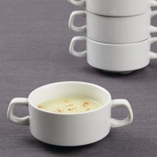 Afbeelding in Gallery-weergave laden, Olympia Athena stapelbare soepkommen 160mm 290ml (12 stuks)