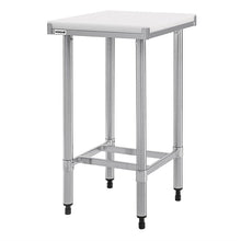 Afbeelding in Gallery-weergave laden, Vogue RVS snijtafel met HDPE snijplank 50cm