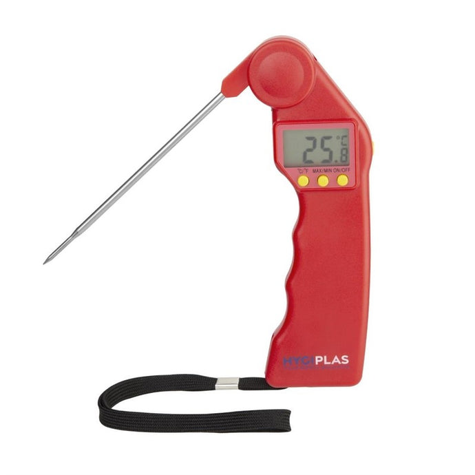 Hygiplas Easytemp digitale thermometer rood