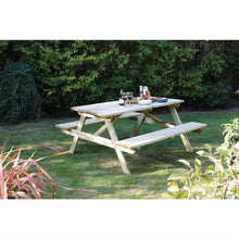 Afbeelding in Gallery-weergave laden, Rowlinson houten picknicktafel 150cm