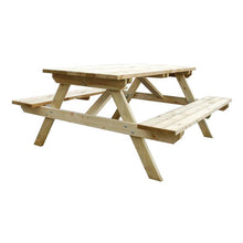 Afbeelding in Gallery-weergave laden, Rowlinson houten picknicktafel 150cm