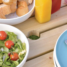 Afbeelding in Gallery-weergave laden, Rowlinson ronde houten picknicktafel 200(Ã~)cm