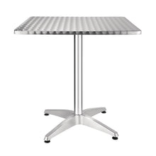 Afbeelding in Gallery-weergave laden, Bolero vierkante RVS bistrotafel 70cm