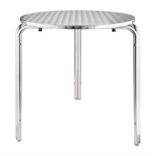 Afbeelding in Gallery-weergave laden, Bolero ronde RVS bistrotafel 70cm
