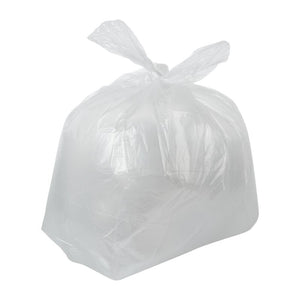 Jantex transparante afvalzakken gerecycled 80L 10kg (200 stuks)