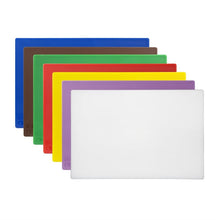 Afbeelding in Gallery-weergave laden, Hygiplas LDPE snijplanken set met rek (7 stuks)
