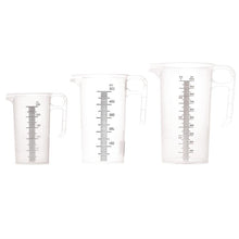 Afbeelding in Gallery-weergave laden, Pro-Measure polypropyleen maatkannen set - 250ml, 500ml &amp; 1L