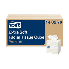 Afbeelding in Gallery-weergave laden, Tork Premium 100-pak gezichtsreinigingsdoekjes extra soft 2-laags (30 stuks)