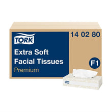 Afbeelding in Gallery-weergave laden, Tork Premium 100-pak gezichtsreinigingsdoekjes extra soft 2-laags (30 stuks)