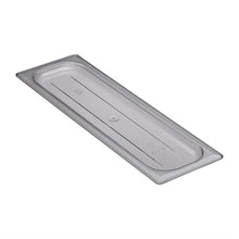 Afbeelding in Gallery-weergave laden, Cambro GN 1/3 polypropyleen deksel met handvat transparant