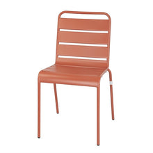 Afbeelding in Gallery-weergave laden, Bolero terracotta gelateerde stalen zijstoelen (4 stuks)