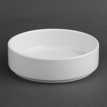 Afbeelding in Gallery-weergave laden, Olympia Whiteware kom met platte wanden - 152 mm 6&quot; (doos van 6)