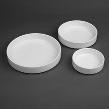 Afbeelding in Gallery-weergave laden, Olympia Whiteware kom met platte wanden - 152 mm 6&quot; (doos van 6)