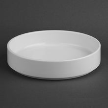 Afbeelding in Gallery-weergave laden, Olympia Whiteware kom met platte wanden - 215 mm 8 1/2&quot; (doos van 4)