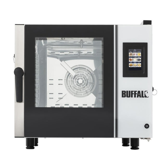 Buffalo smart touchscreen compact combi-oven 6 x gn 1/1