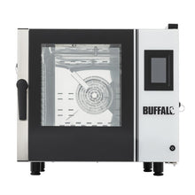 Afbeelding in Gallery-weergave laden, Buffalo smart touchscreen compact combi-oven 6 x gn 1/1