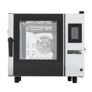 Buffalo smart touchscreen compact combi-oven 6 x gn 1/1