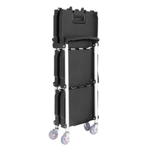 Afbeelding in Gallery-weergave laden, Vogue 3-Laags Opvouwbare Trolley Zwart Klein