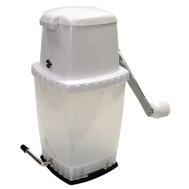IJscrusher met vacumbasis wit