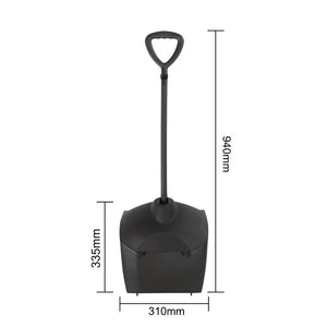 Jantex veger en blik lange steel 30cm breed