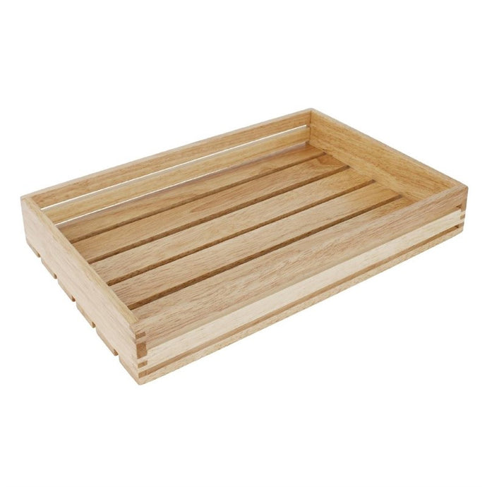 Olympia lage houten krat 5(h) x 35(b) x 23(d)cm