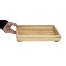 Afbeelding in Gallery-weergave laden, Olympia lage houten krat 5(h) x 35(b) x 23(d)cm