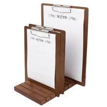 Afbeelding in Gallery-weergave laden, Olympia houten menu klembord A4