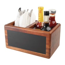 Afbeelding in Gallery-weergave laden, T&amp;G Woodware tafelcaddy met krijtbord