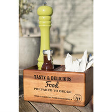 Afbeelding in Gallery-weergave laden, T&amp;G Woodware tafelcaddy met krijtbord