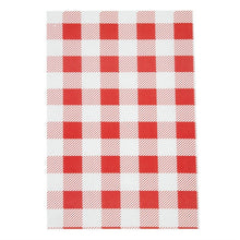 Afbeelding in Gallery-weergave laden, Rood Gingham vetvrij papier 19x31cm (200 stuks)
