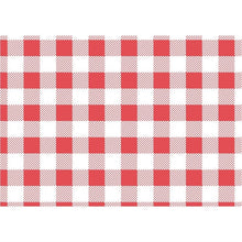 Afbeelding in Gallery-weergave laden, Rood Gingham vetvrij papier 31x38cm (200 stuks)