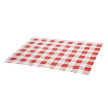 Afbeelding in Gallery-weergave laden, Rood Gingham vetvrij papier 31x38cm (200 stuks)