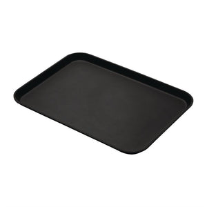 Cambro Camtread glasvezel anti-slip dienblad zwart 45x65cm (6 stuks)