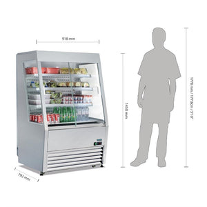 Polar G-serie multideck koelvitrine 918mm