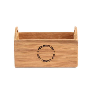 Olympia eikenhouten tafelcaddy 23cm