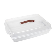 Afbeelding in Gallery-weergave laden, Curver bewaardoos met handvat wit 450mm