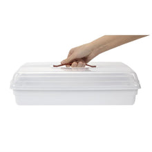 Afbeelding in Gallery-weergave laden, Curver bewaardoos met handvat wit 450mm