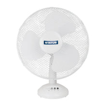 Afbeelding in Gallery-weergave laden, Status 30cm oscillerende ventilator wit