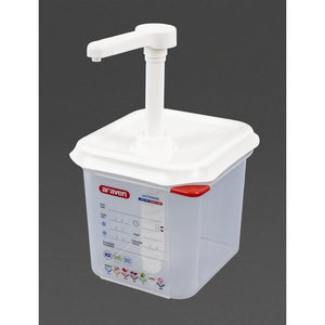 Araven sausdispenser GN 1/6 transparant 2,6L