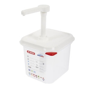 Araven sausdispenser GN 1/6 transparant 2,6L