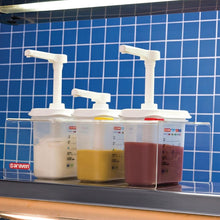 Afbeelding in Gallery-weergave laden, Araven sausdispensers GN 1/9 transparant 1,5L (3 stuks)