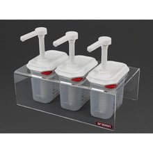 Afbeelding in Gallery-weergave laden, Araven sausdispensers GN 1/9 transparant 1,5L (3 stuks)
